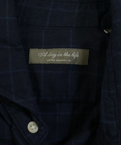 a day in the life UNITED ARROWS（アデイインザライフユナイテッドアローズ）カジュアルシャツ 紺 サイズ:M レディース/2200674055186
