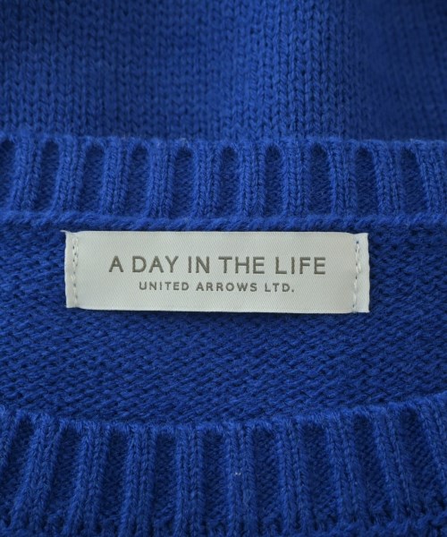 a day in the life UNITED ARROWS（アデイインザライフユナイテッドアローズ）ニット・セーター 青 サイズ:F レディース/2200674927025