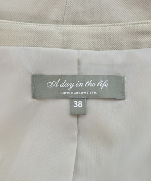 a day in the life UNITED ARROWS（アデイインザライフユナイテッドアローズ）ノーカラージャケット ベージュ サイズ:38(M位) レディース/2200675647076