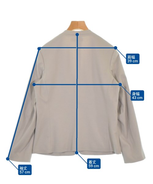 a day in the life UNITED ARROWS（アデイインザライフユナイテッドアローズ）ノーカラージャケット ベージュ サイズ:38(M位) レディース/2200675647076