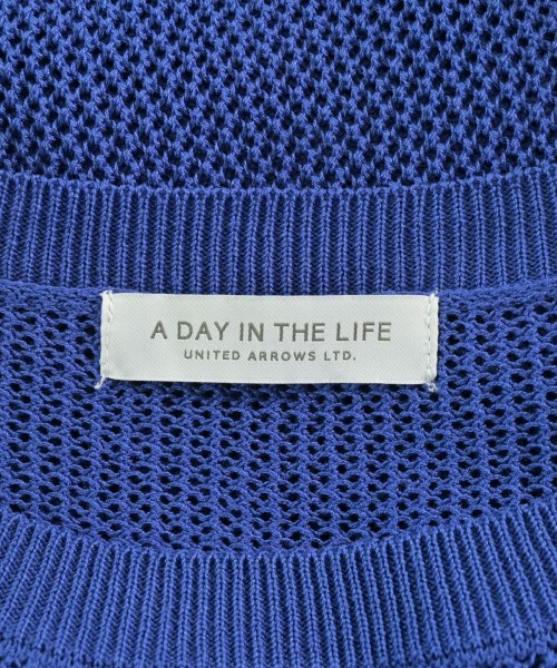 a day in the life UNITED ARROWS（アデイインザライフユナイテッドアローズ）ニット・セーター 青 サイズ:F レディース/2200668256032
