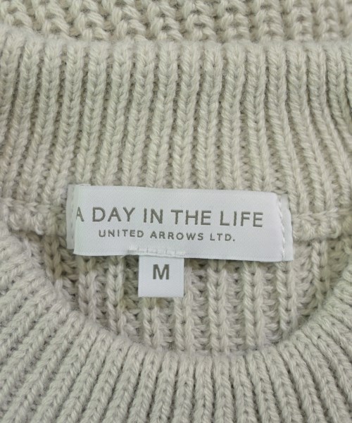 a day in the life UNITED ARROWS（アデイインザライフユナイテッドアローズ）ニット・セーター グレー サイズ:M メンズ/2200677833040