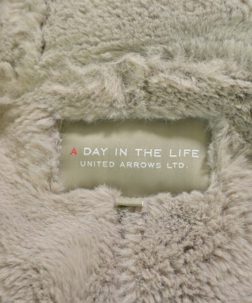 a day in the life UNITED ARROWS（アデイインザライフユナイテッドアローズ）ムートンコート グレー サイズ:36(S位) レディース/2200676055016