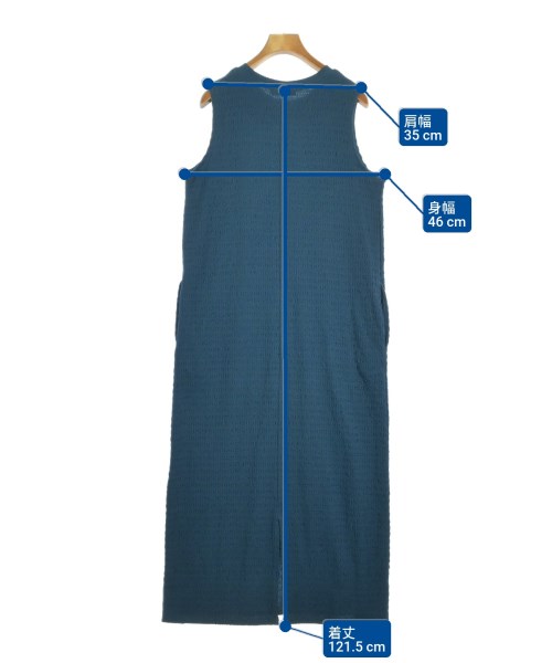 a day in the life UNITED ARROWS（アデイインザライフユナイテッドアローズ）ワンピース 青 サイズ:-(L位) レディース/2200689764134
