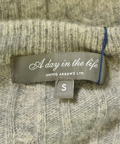 a day in the life UNITED ARROWS（アデイインザライフユナイテッドアローズ）ニット・セーター グレー サイズ:S メンズ/2200688113087