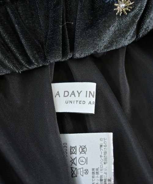 a day in the life UNITED ARROWS（アデイインザライフユナイテッドアローズ）ロング・マキシ丈スカート 黒 サイズ:F レディース/2200691773087