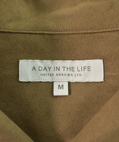 a day in the life UNITED ARROWS（アデイインザライフユナイテッドアローズ）カジュアルシャツ 茶 サイズ:M メンズ/2200698075153