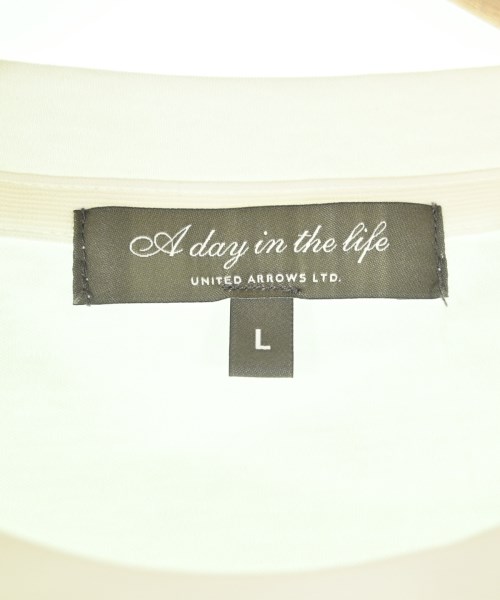 a day in the life UNITED ARROWS（アデイインザライフユナイテッドアローズ）Tシャツ・カットソー 白 サイズ:L メンズ/2200698971066