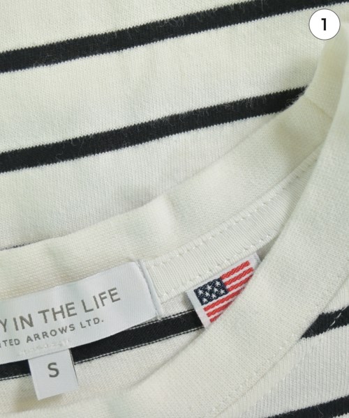 a day in the life UNITED ARROWS（アデイインザライフユナイテッドアローズ）Tシャツ・カットソー 白 サイズ:S レディース/2200699035033