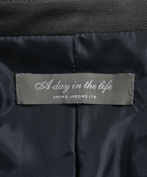 a day in the life UNITED ARROWS（アデイインザライフユナイテッドアローズ）ノーカラージャケット グレー サイズ:-(L位) レディース/2200697219046