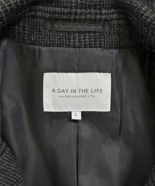 a day in the life UNITED ARROWS（アデイインザライフユナイテッドアローズ）ピーコート グレー サイズ:L メンズ/2200697828019
