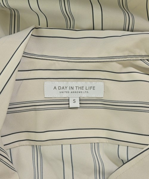 a day in the life UNITED ARROWS（アデイインザライフユナイテッドアローズ）カジュアルシャツ ベージュ サイズ:S メンズ/2200697828026