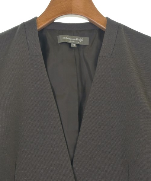 a day in the life UNITED ARROWS（アデイインザライフユナイテッドアローズ）ノーカラージャケット グレー サイズ:36(S位) レディース/2200644940030