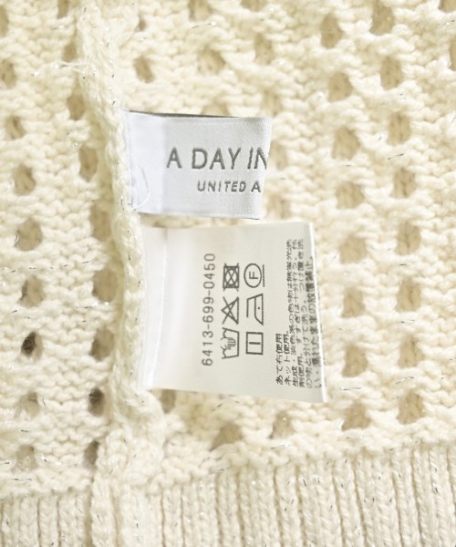 a day in the life UNITED ARROWS（アデイインザライフユナイテッドアローズ）ニット・セーター 白 サイズ:F/F レディース/2200651195027