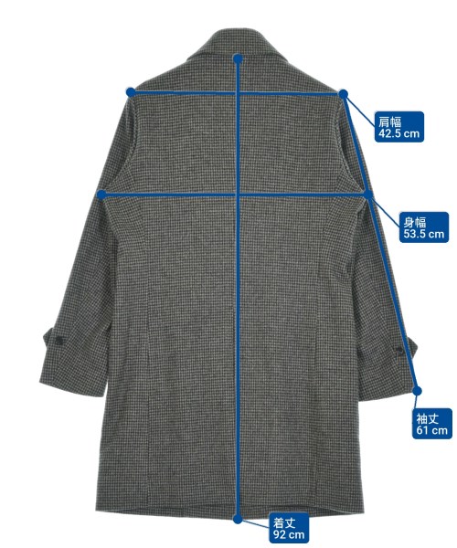 a day in the life UNITED ARROWS（アデイインザライフユナイテッドアローズ）ステンカラーコート グレー サイズ:S メンズ/2200655770015