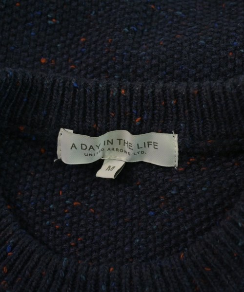 a day in the life UNITED ARROWS（アデイインザライフユナイテッドアローズ）ニット・セーター 紺 サイズ:M メンズ/2200656103041