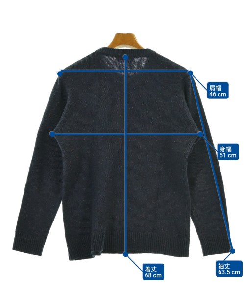 a day in the life UNITED ARROWS（アデイインザライフユナイテッドアローズ）ニット・セーター 紺 サイズ:M メンズ/2200656103041