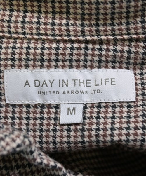 a day in the life UNITED ARROWS（アデイインザライフユナイテッドアローズ）カジュアルシャツ 茶 サイズ:M メンズ/2200650589018