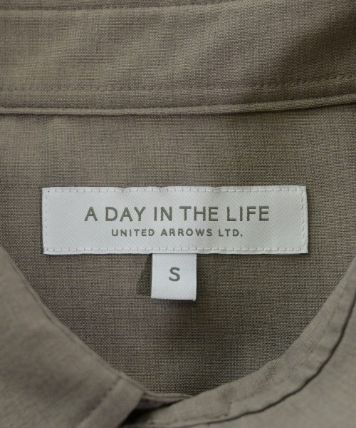 a day in the life UNITED ARROWS（アデイインザライフユナイテッドアローズ）カジュアルシャツ 茶 サイズ:S メンズ/2200658628023