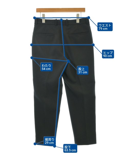 a day in the life UNITED ARROWS（アデイインザライフユナイテッドアローズ）スラックス 黒 サイズ:M メンズ/2200656459025