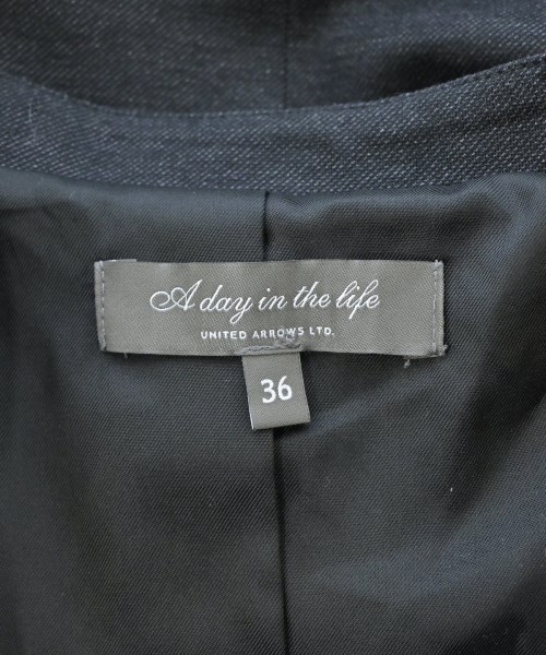 a day in the life UNITED ARROWS（アデイインザライフユナイテッドアローズ）ノーカラージャケット グレー サイズ:36(S位) レディース/2200656667086