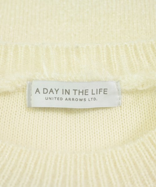 a day in the life UNITED ARROWS（アデイインザライフユナイテッドアローズ）ニット・セーター 白 サイズ:F レディース/2200659145192