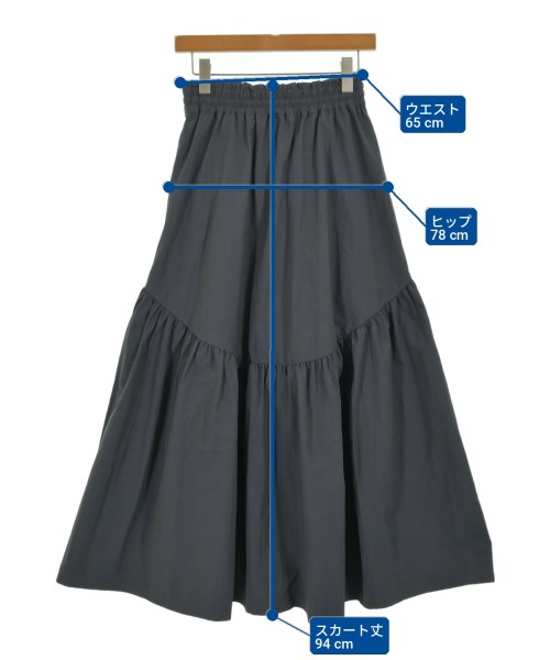 a day in the life UNITED ARROWS（アデイインザライフユナイテッドアローズ）ロング・マキシ丈スカート グレー サイズ:-(M位) レディース/2200706930160
