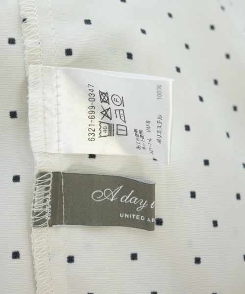 a day in the life UNITED ARROWS（アデイインザライフユナイテッドアローズ）ブラウス 白 サイズ:F レディース/2200709020066