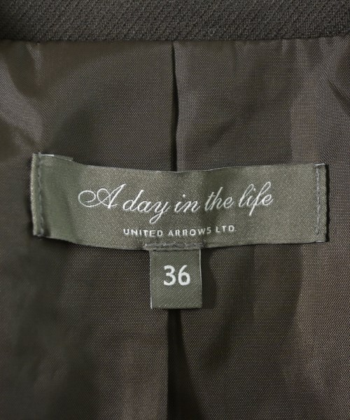 a day in the life UNITED ARROWS（アデイインザライフユナイテッドアローズ）ノーカラージャケット グレー サイズ:36(S位) レディース/2200709009023