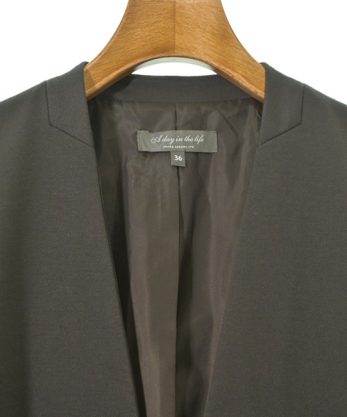 a day in the life UNITED ARROWS（アデイインザライフユナイテッドアローズ）ノーカラージャケット グレー サイズ:36(S位) レディース/2200709009023