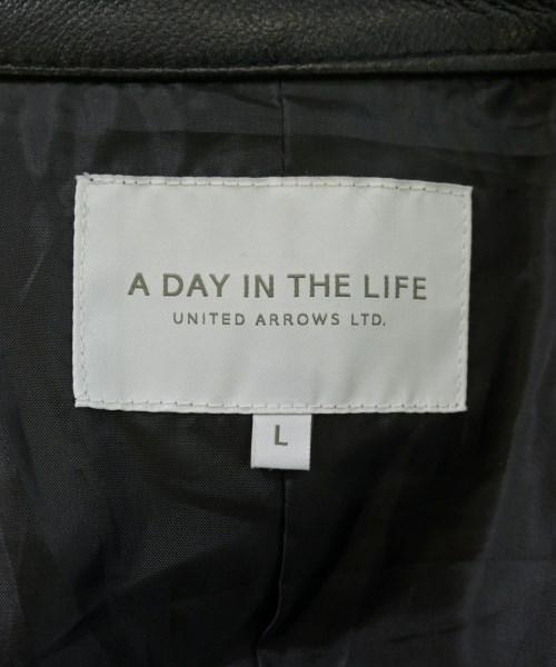 a day in the life UNITED ARROWS（アデイインザライフユナイテッドアローズ）ライダース 黒 サイズ:L メンズ/2200710226129