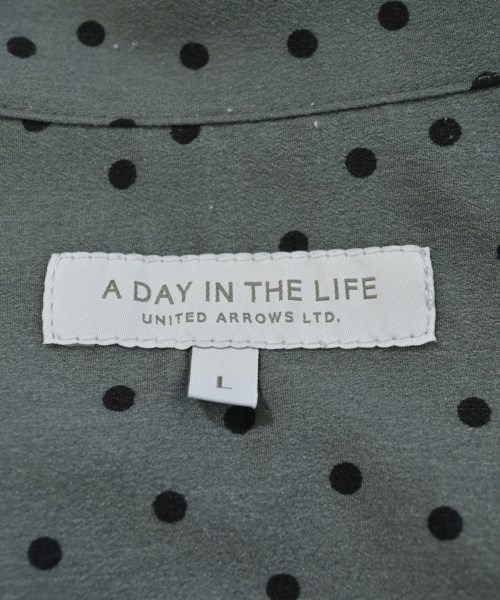 a day in the life UNITED ARROWS（アデイインザライフユナイテッドアローズ）カジュアルシャツ グレー サイズ:L メンズ/2200711062153