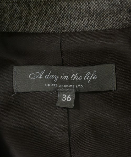 a day in the life UNITED ARROWS（アデイインザライフユナイテッドアローズ）ジャケット 茶 サイズ:36(S位) レディース/2200711125025