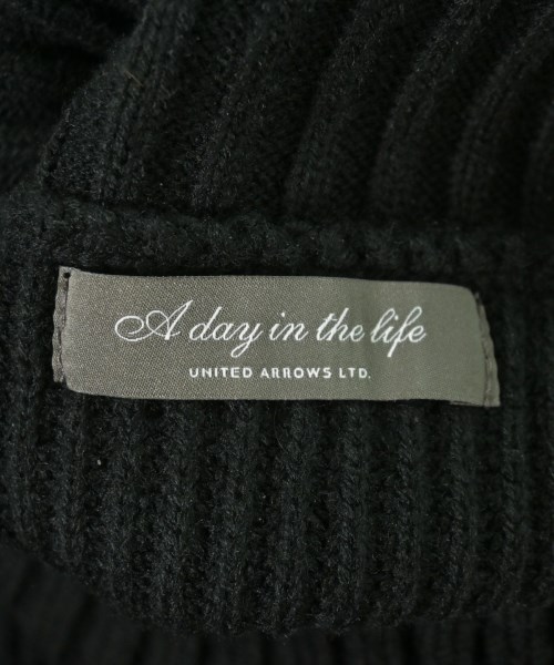 a day in the life UNITED ARROWS（アデイインザライフユナイテッドアローズ）ニット・セーター 黒 サイズ:F レディース/2200714332062