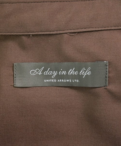 a day in the life UNITED ARROWS（アデイインザライフユナイテッドアローズ）ブラウス 茶 サイズ:F レディース/2200718445010