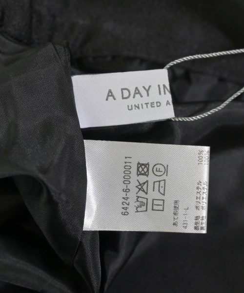 a day in the life UNITED ARROWS（アデイインザライフユナイテッドアローズ）ロング・マキシ丈スカート 黒 サイズ:F レディース/2200714321042