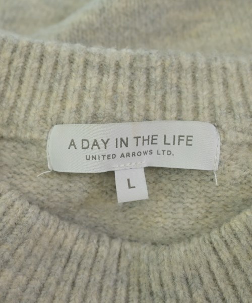 a day in the life UNITED ARROWS（アデイインザライフユナイテッドアローズ）ニット・セーター グレー サイズ:L メンズ/2200630667040