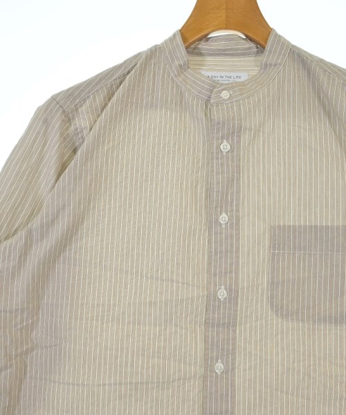 a day in the life UNITED ARROWS（アデイインザライフユナイテッドアローズ）カジュアルシャツ ベージュ サイズ:M メンズ/2200635637109