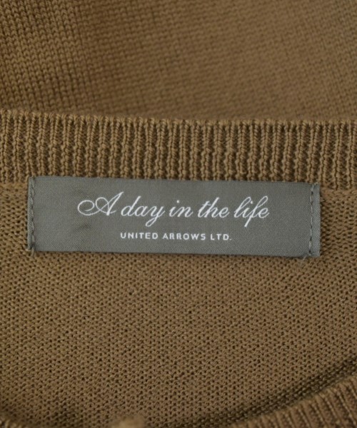a day in the life UNITED ARROWS（アデイインザライフユナイテッドアローズ）カーディガン 茶 サイズ:-(S位) レディース/2200648194125