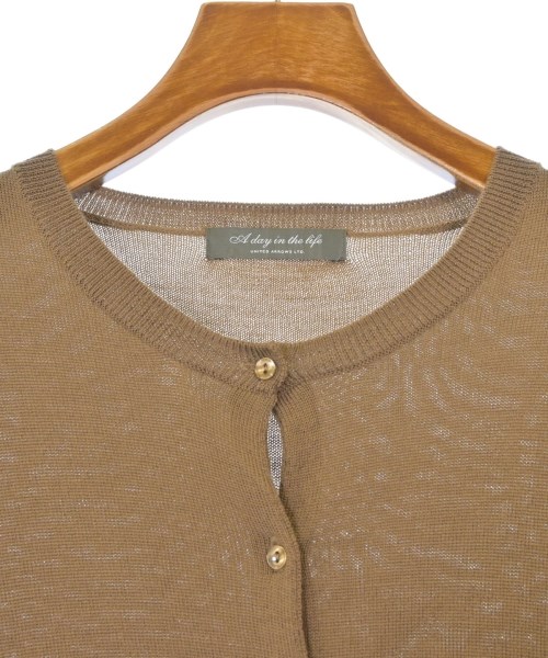 a day in the life UNITED ARROWS（アデイインザライフユナイテッドアローズ）カーディガン 茶 サイズ:-(S位) レディース/2200648194125