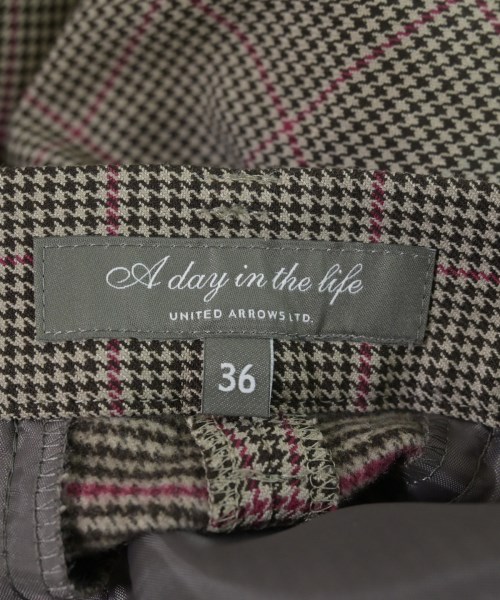 a day in the life UNITED ARROWS（アデイインザライフユナイテッドアローズ）スラックス グレー サイズ:36(S位) レディース/2200649597017
