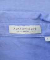 a day in the life UNITED ARROWS（アデイインザライフユナイテッドアローズ）カジュアルシャツ 青 サイズ:L メンズ/2200650454132