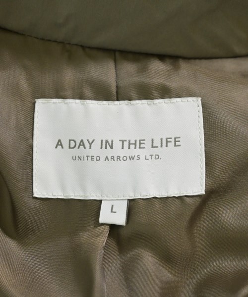 a day in the life UNITED ARROWS（アデイインザライフユナイテッドアローズ）ダウンジャケット/ダウンベスト 茶 サイズ:L レディース/2200647311011