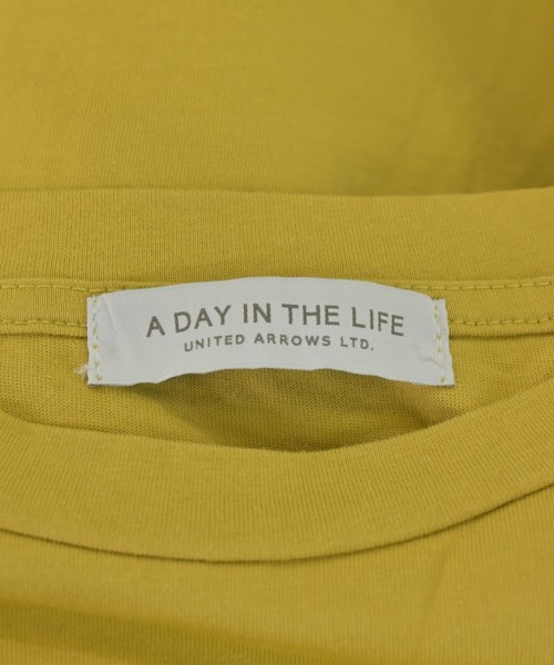 a day in the life UNITED ARROWS（アデイインザライフユナイテッドアローズ）Tシャツ・カットソー 黄 サイズ:-(S位) レディース/2200652159066