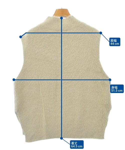 a day in the life UNITED ARROWS（アデイインザライフユナイテッドアローズ）ベスト/ノースリーブ 白 サイズ:-(M位) レディース/2200641648083