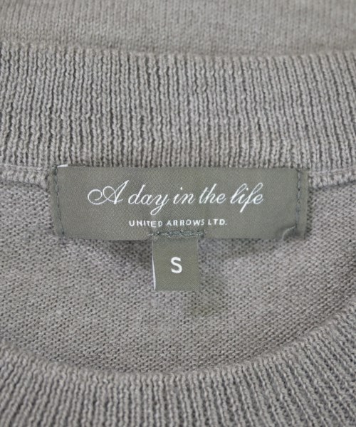 a day in the life UNITED ARROWS（アデイインザライフユナイテッドアローズ）ニット・セーター グレー サイズ:S レディース/2200646885032