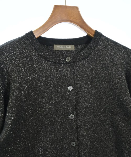 a day in the life UNITED ARROWS（アデイインザライフユナイテッドアローズ）カーディガン 黒 サイズ:-(L位) レディース/2200646795027