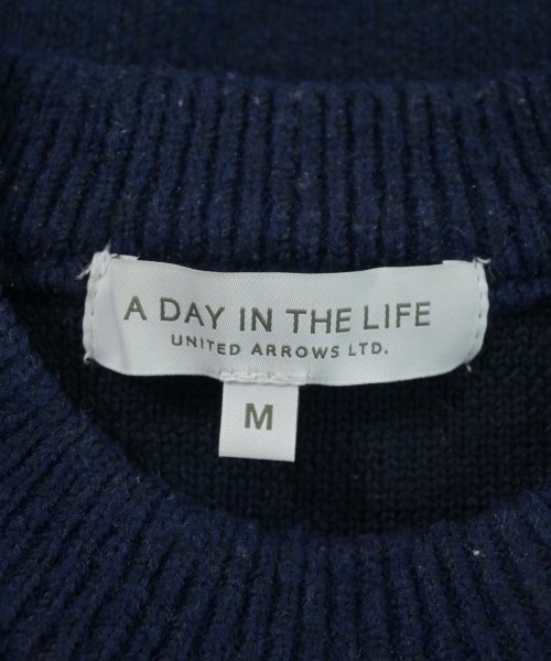 a day in the life UNITED ARROWS（アデイインザライフユナイテッドアローズ）ニット・セーター 紺 サイズ:M メンズ/2200707069036