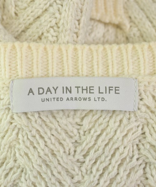 a day in the life UNITED ARROWS（アデイインザライフユナイテッドアローズ）カーディガン 白 サイズ:-(L位) レディース/2200707236018