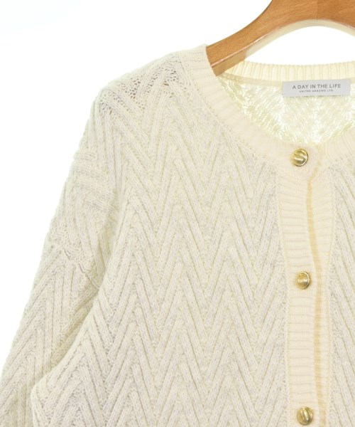 a day in the life UNITED ARROWS（アデイインザライフユナイテッドアローズ）カーディガン 白 サイズ:-(L位) レディース/2200707236018